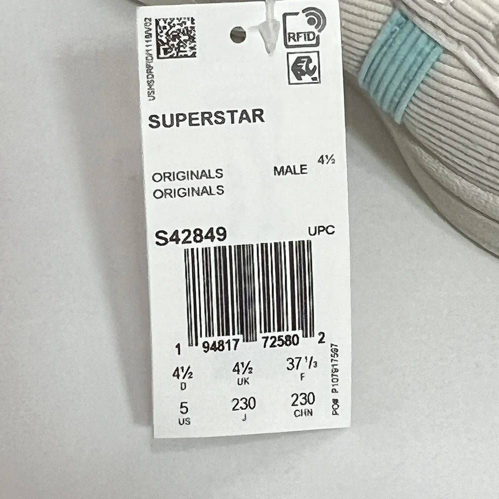 Adidas SUPERSTAR Unisex Corduroy Sneaker Casual Men Size 5 Women Size 6 S42849
